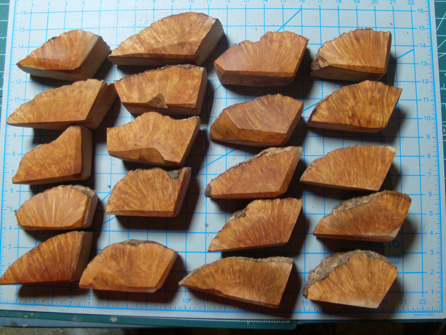 20 Algerian Briar Blocks Grade 2 Size Mini lot 9